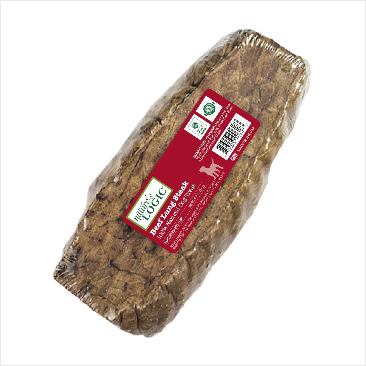 Nature'S Logic Beef Lung Steak, 1Lbs