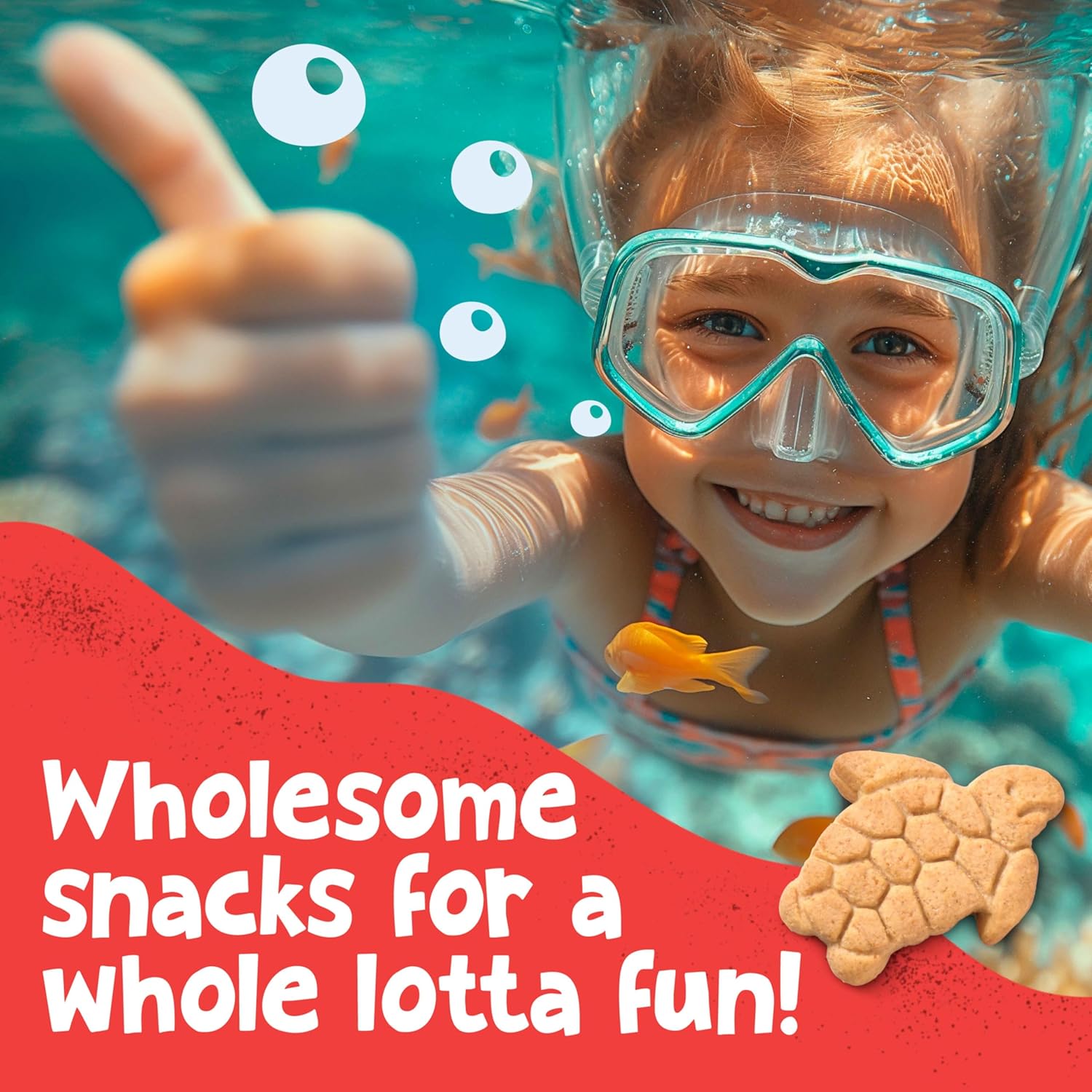 Get'Ems! From Gerber Pumpkin, Apple & Cinnamon Ocean World Cookies, Kids Snack Made With Real Veggies & Fruits, Iron & Vitamin E - 4 Pack
