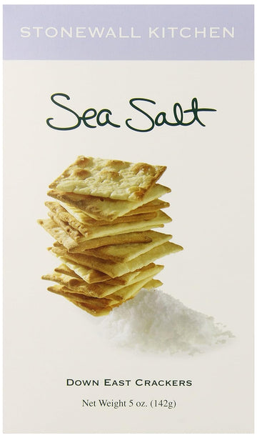 Stonewall Kitchen Sea Salt Crackers, 5 Ounce Box