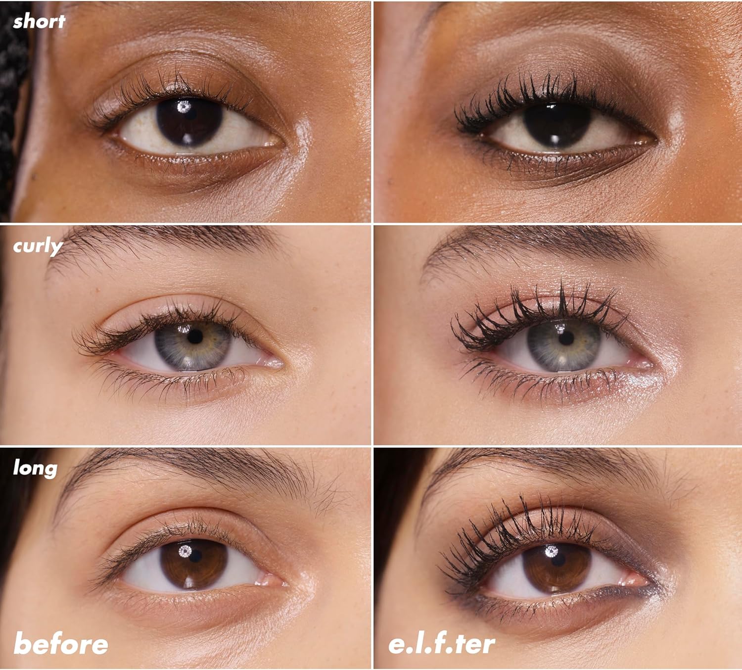 e.l.f. Incredi-Curl Mascara, Volumising Mascara For A Bold, Lasting, Lifted Curl, Smudge-Resistant Formula, Vegan & Cruelty-Free, Pitch Black : Amazon.co.uk: Beauty