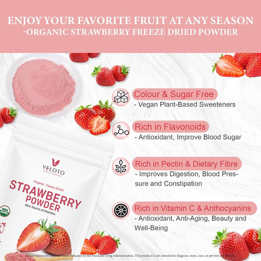 Organic Pomegranate Juice Powder, Pure Pomegranate Powder Fruit Freeze Dried Powder, Natural Vitamin C Vegan Sweetener Superfoods For Smoothies, Yogurt & Shake, Gluten Free, Non Gmo, 1 Lb