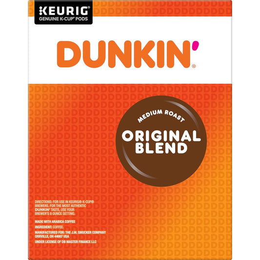 Dunkin' Original Blend Medium Roast Coffee, 176 Keurig K-Cup Pods