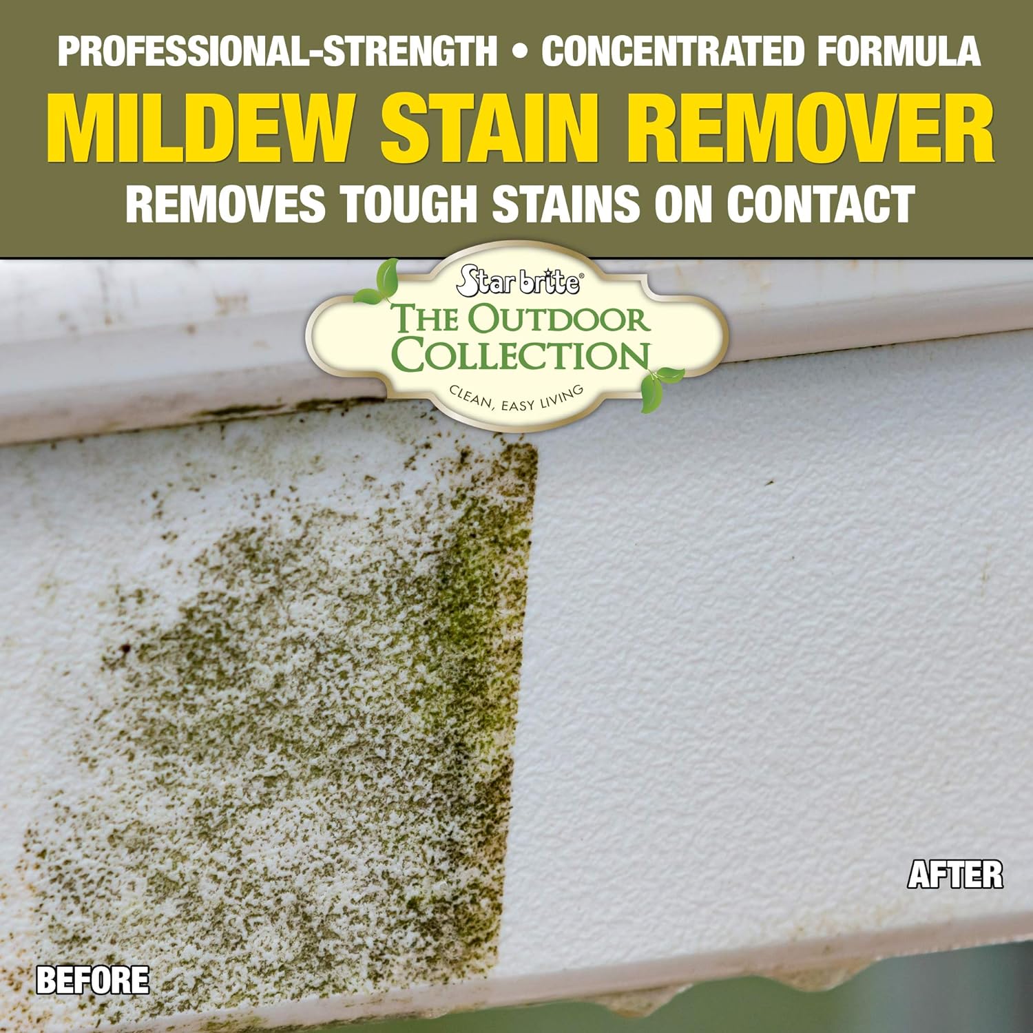 STAR BRITE The Outdoor Collection Mildew Stain Remover - 32 OZ (54432) : Health & Household