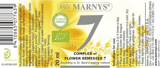 Marnys Complex Floral 7 Women Essence Floral Bio Pipette 20Ml