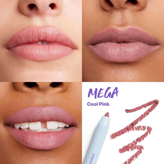 Kosas Hotliner Retractable Lip Liner Pencil With Built-In Brush & Sharpener - Easy Contouring, Hydrating, Long-Lasting- Pigmented Creamy Texture For Plumping Lips - Hyaluronic Acid & Konjac - Infinite