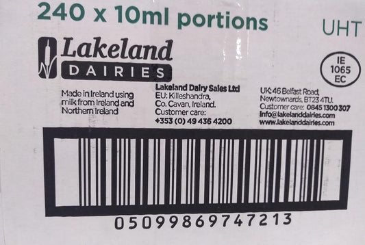 Lakeland Dairies Uht Semi Skimmed Milk Sticks - 10Ml (120)