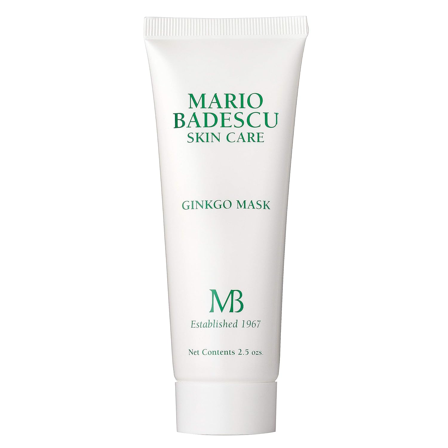 Mario Badescu Ginkgo Mask, Hydrating Skin Care Face Mask For Men And Women With Shea Butter And Vitamin E, Nourishing Facial Mask For Softer, Smoother, Radiant Complexion, 2.5 Oz