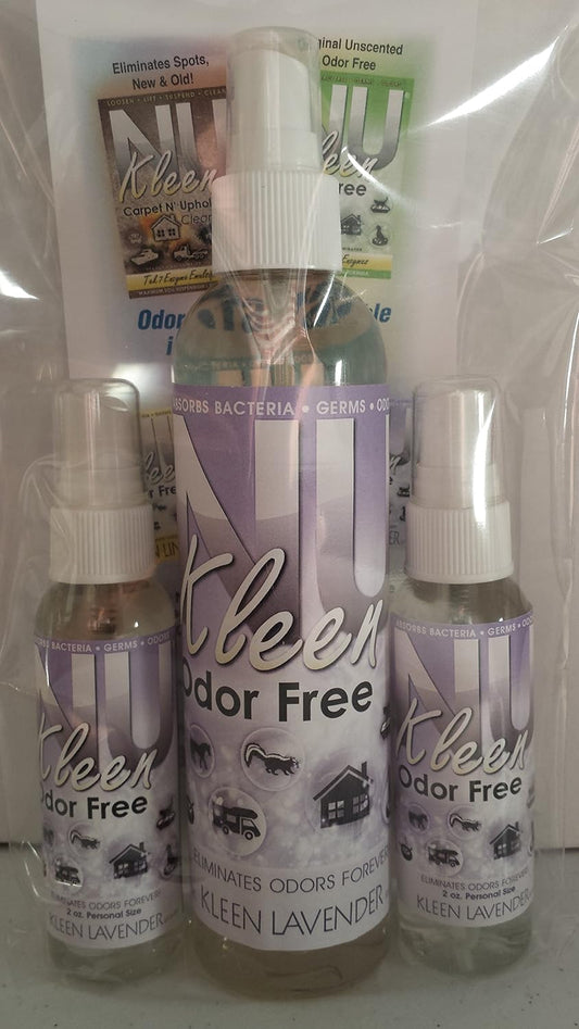 NuKleen Odor Free - Kleen Lavender - 9 oz, (2) 2oz. : Health & Household