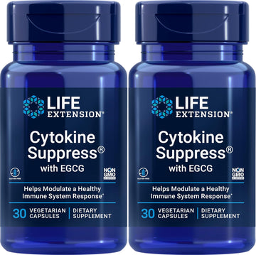Life Extension Cytokine Suppress With Egcg, 30 Count (Pack Of 2)