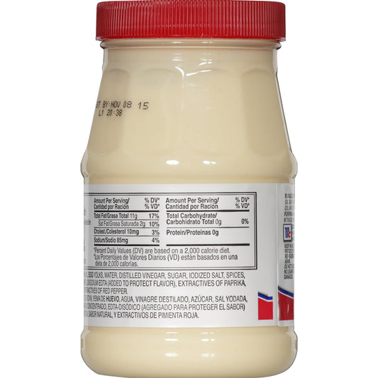 McCormick Mayonesa (Mayonnaise) With Lime Juice, 14 fl oz (Pack of 12)