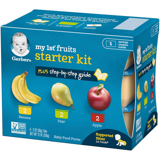 Gerber My First Fruits And Veggies Starter Kit Variety Pack (Variety Pack)