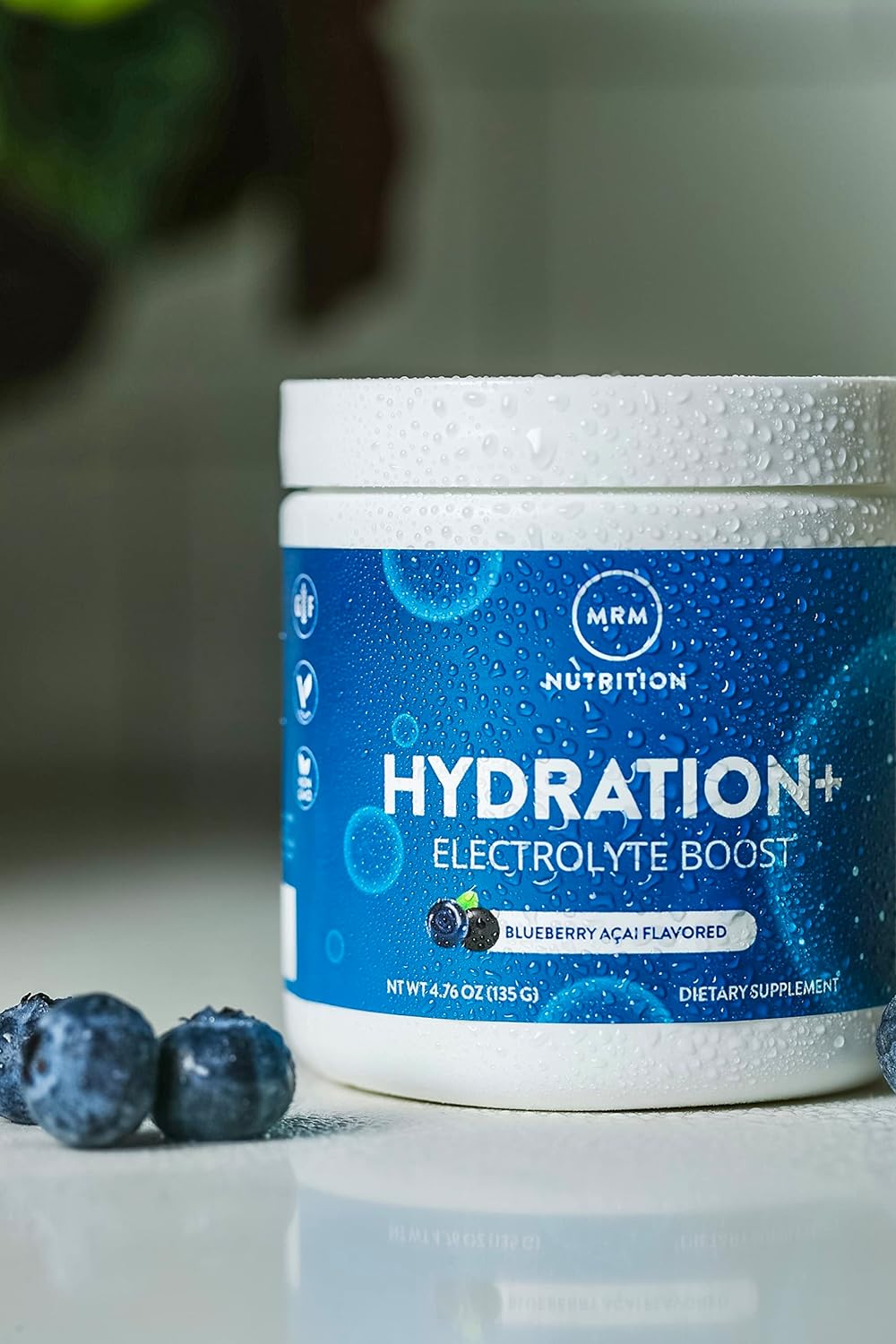 MRM Nutrition Hydration + | Blueberry Açai Flavored | Electrolyte Boos