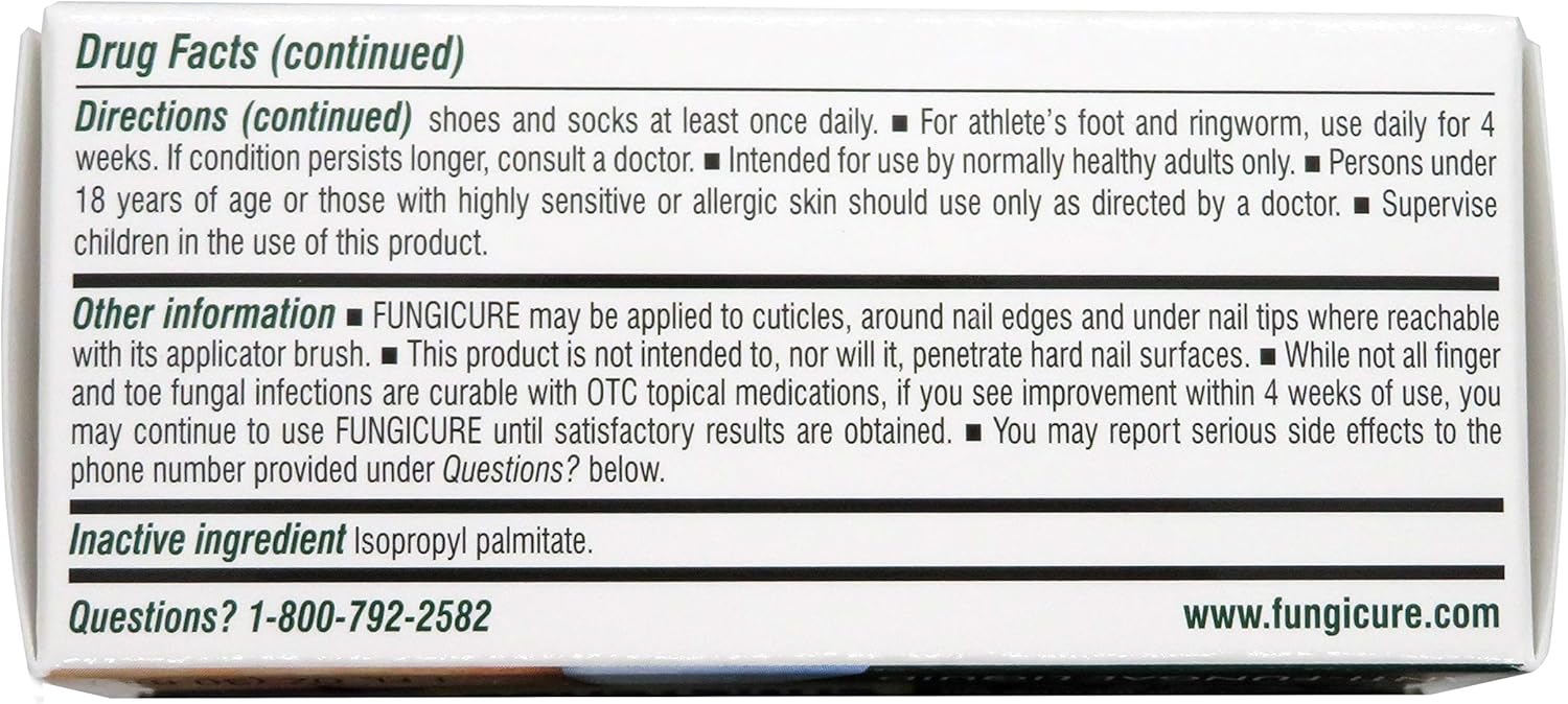 Fungicure Antifungal Liquid, Extra Strength, Anti Fungus 1 Fl Oz (30 Ml) : Health & Household