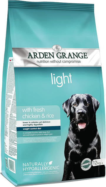 Arden Grange Adult light with fresh chicken & rice 2 x 12kg :PC & Video Games