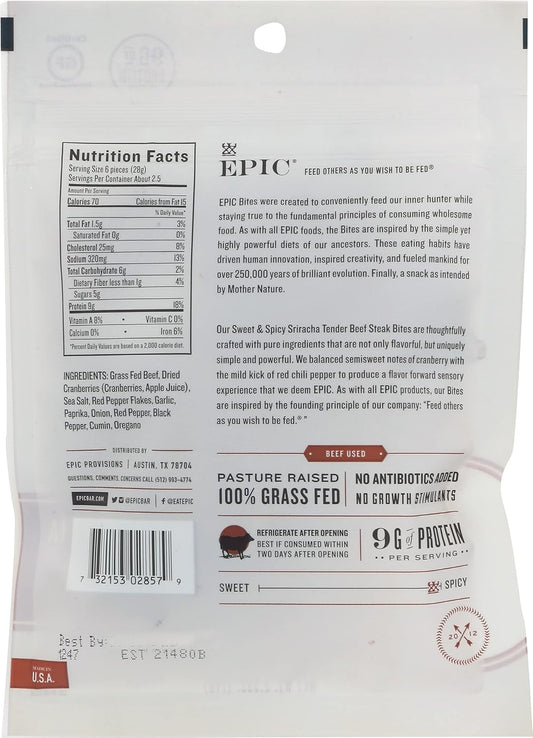 Epic, Protein Bites, 2.5 Ounce