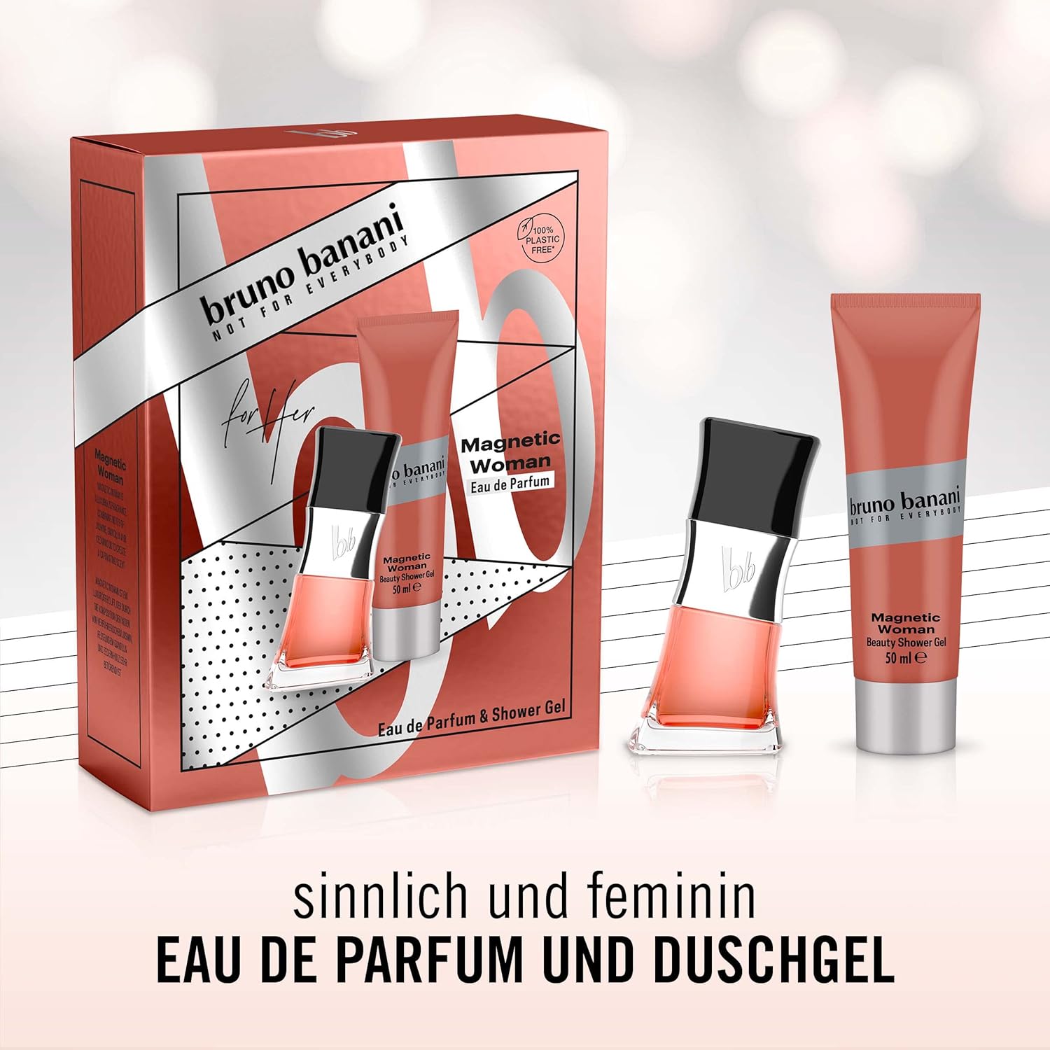 Bruno Banani Gift Pack Magnetic Woman Eau De Parfum 30 Ml + Shower Gel 50 Ml