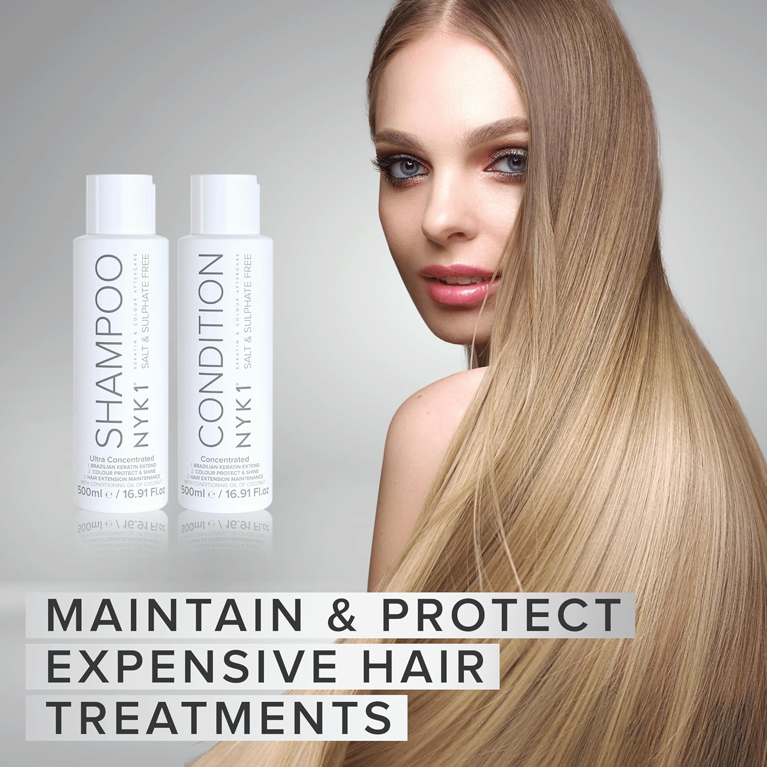 Salt And Sulphate Free Conditioner (500Ml) For Use After Keratin Treatments And For Colour Treated Hair Organic Aftercare For Men And Women. No Salt, Sulphate Or Sodium