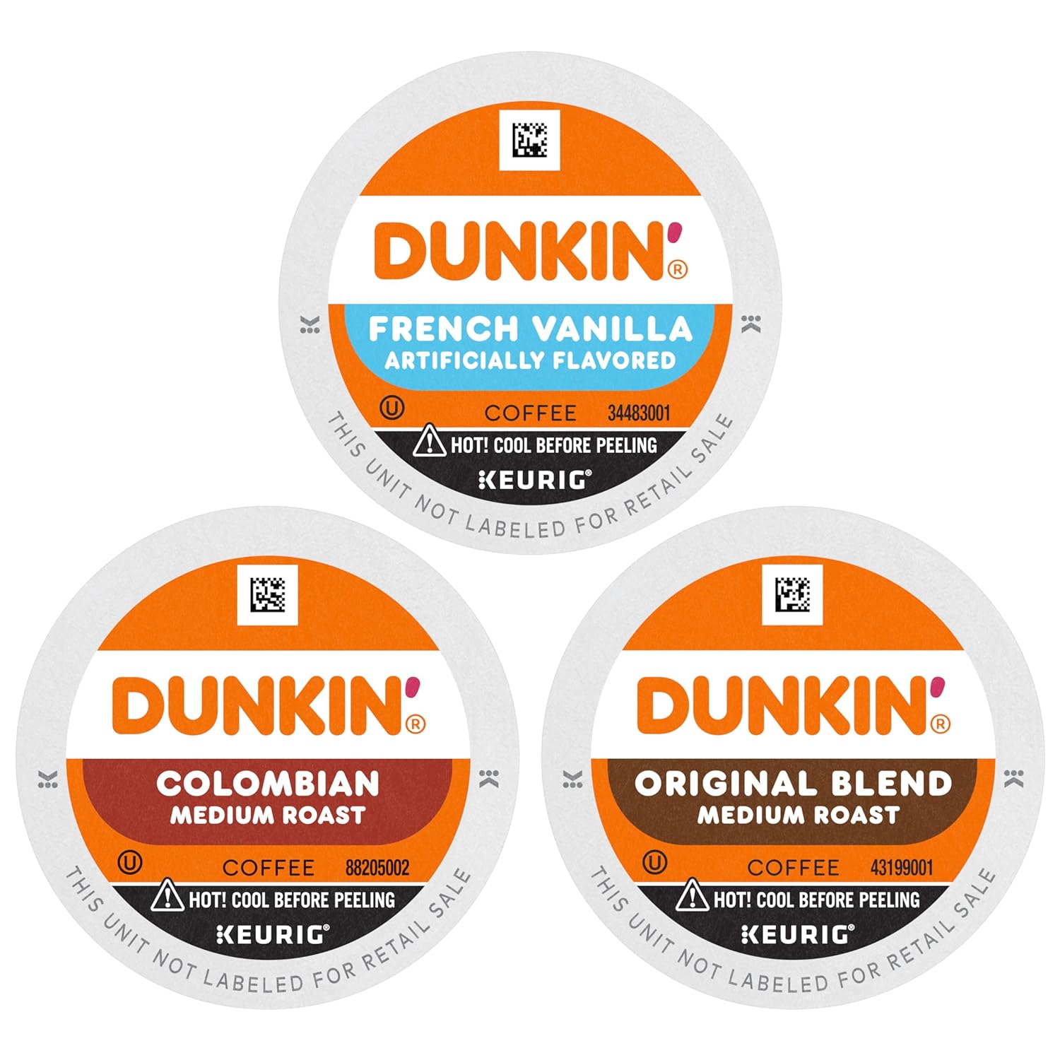 Dunkin' Best Sellers Coffee Variety Pack, 60 Keurig K-Cup Pods