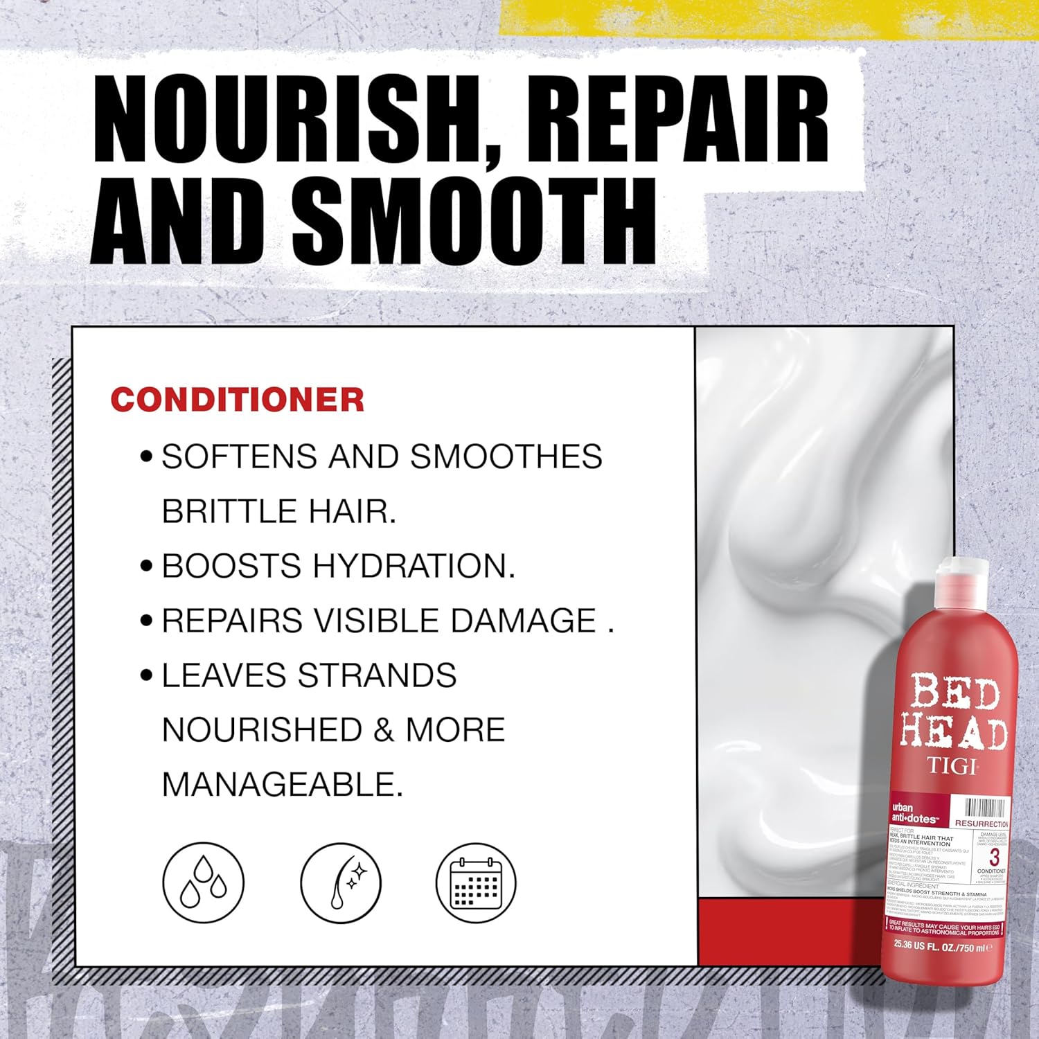 Bed Head by TIGI - Treat Me Right Hair Mask - Damage Repair and Strengthening Treatment - 200ml : Amazon.co.uk: Beauty