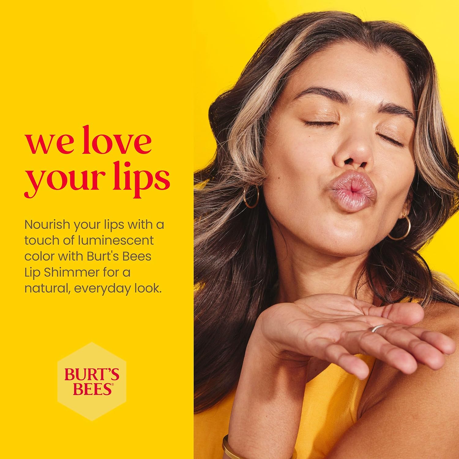 Burt's Bees Shimmer Lip Tint Set, Mothers Day Gifts for Mom Tinted Lip Balm Stick, Moisturizing for All Day Hydration with Natural Origin Glowy Pigmented Finish & Buildable Color, Champagne (4-Pack) : Lip Balms And Moisturizers : Beauty & Personal Care