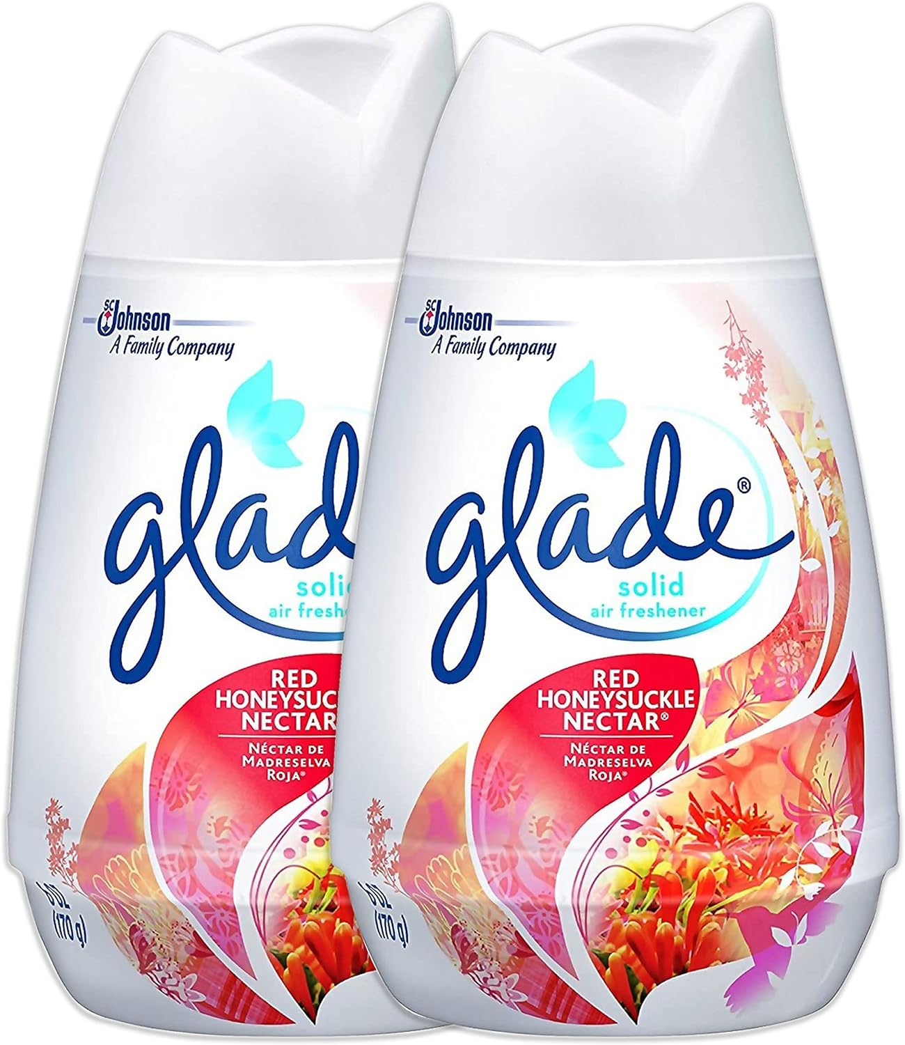 Glade Solid Air Freshener, Honeysuckle Nectar, (6.0 Ounce Pack of 2)