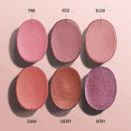 Kyda Mineral Color Balm, Spf 35, Creamy Blendable Color For Lips&Cheeks, Buildable Shimmer Finish, Lightweight Formula, Multiuse Makeup Stick, Berry