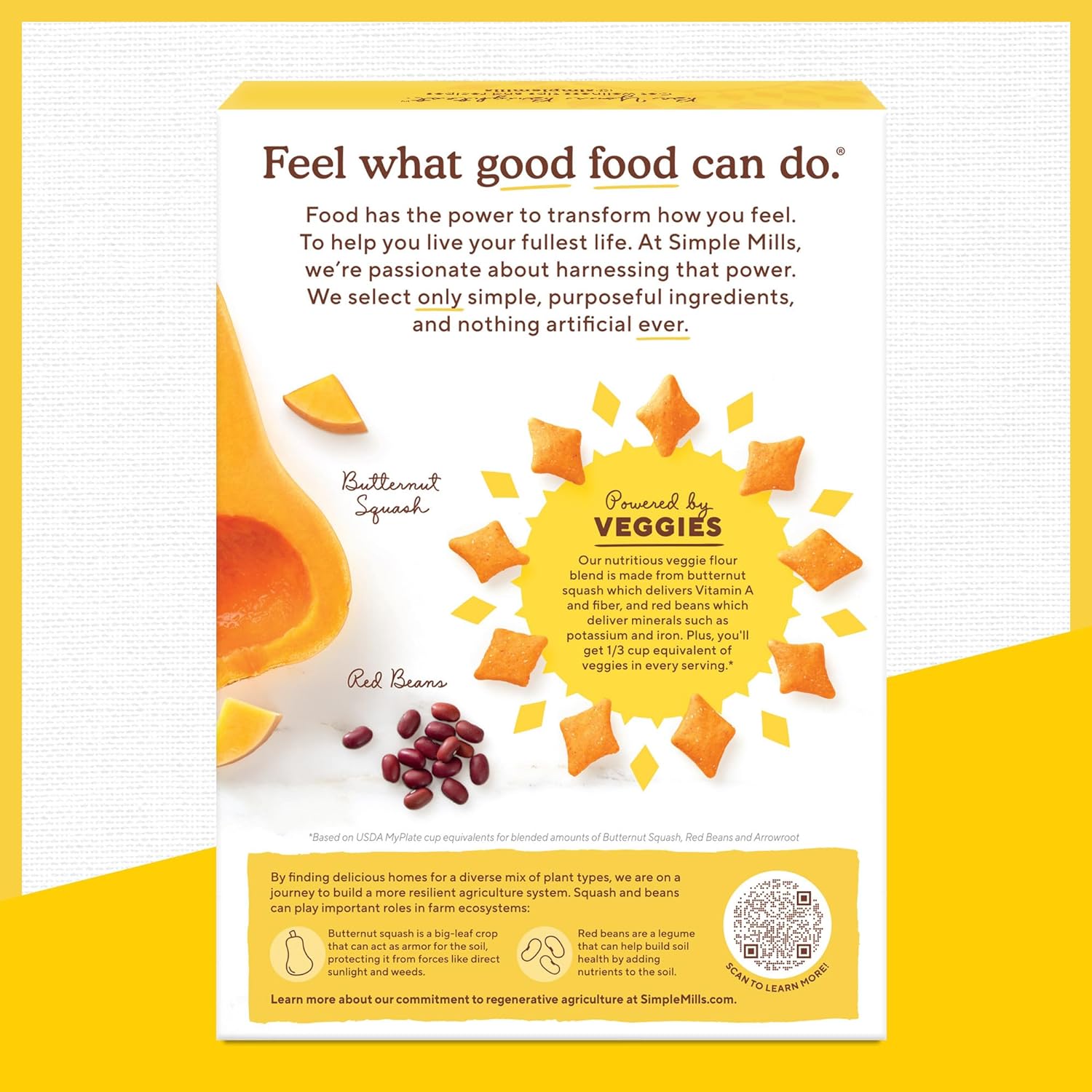 Simple Mills Pop Mmms Veggie Flour Baked Snack Crackers, Cheddar, Nothing Artificial, Kosher, Gluten Free & Non-GMO, 4 Ounce (Pack of 6) : Everything Else