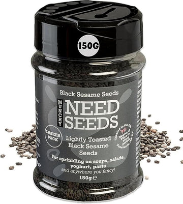 Munchy Seeds Lightly Toasted Black Sesame Seeds 150G