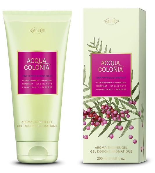 Ultimate Distribution 4711 Acqua Colonia Pink Pepper And Grapefruit By Muelhens For Unisex - 6.8 Oz Shower Gel