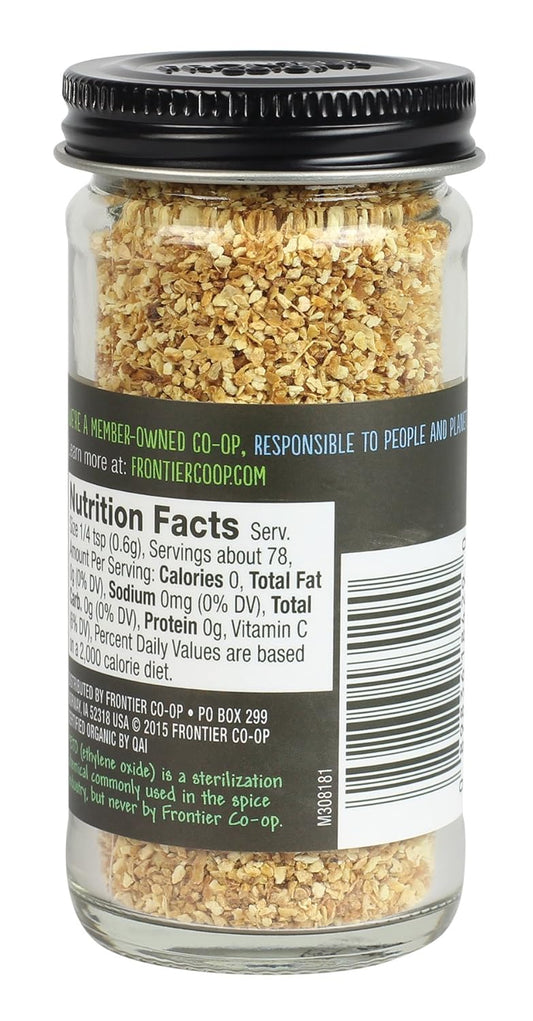Frontier Co-Op Organic Lemon Peel, 1.70-Ounce Jar, Bright Zesty Lemon Peel For Tea, Baking, Marinades & Rubs