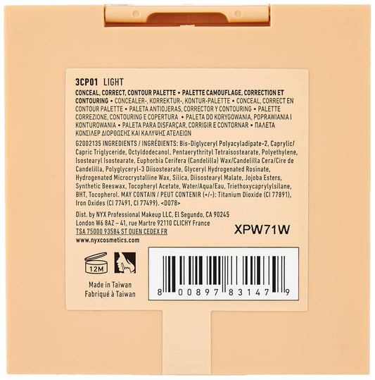 Nyx Professional Makeup Conceal Correct Contour Palette - Deep