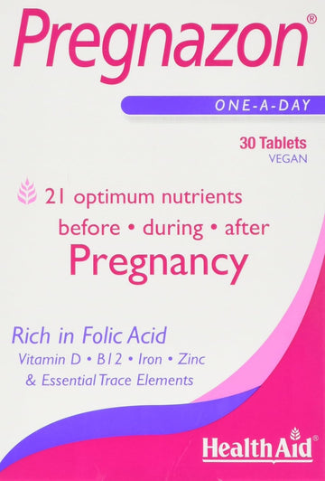 HealthAid Pregnazon - 30 Tablets
