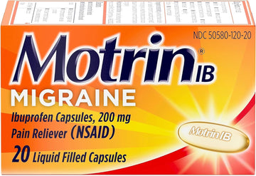 Motrin Ib Liquid Gels, 20 Count