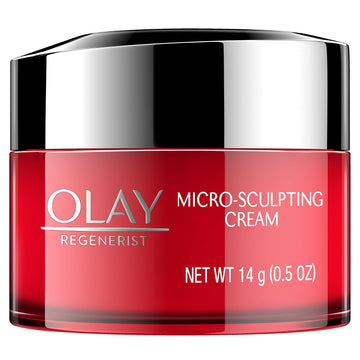 Face Moisturizer By Olay Regenerist Micro-Sculpting Cream Face Moisturizer, Trial Size 0.5 Oz