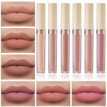 Matte Black Lipstick Black Lip Gloss Non-Stick Cup Velvet Lip Stain Long Lasting Matte Lipstick For Women Nude Lip Makeup-01 Black