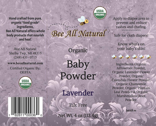 Baby Powder Lavender, 4 OZ