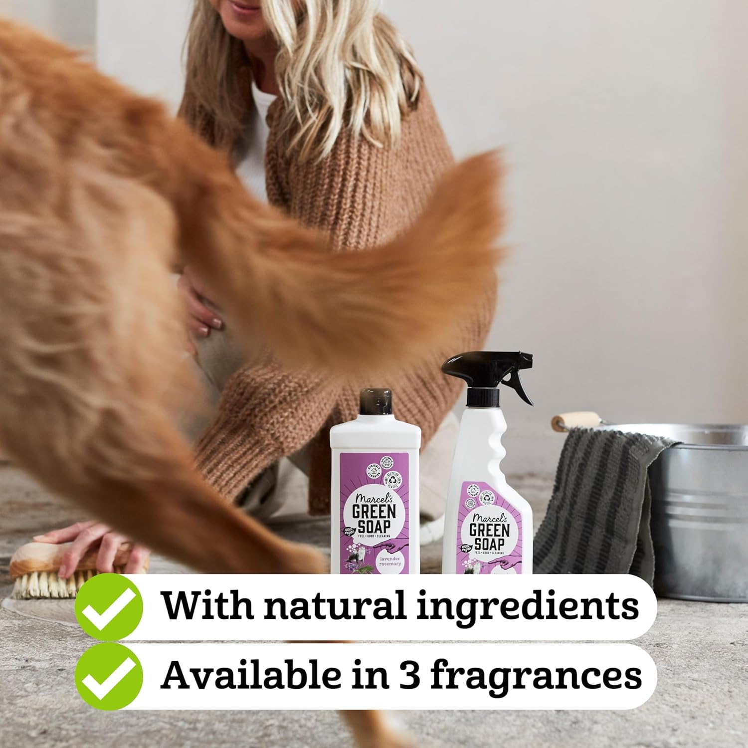 Marcel's Green Soap - All-Purpose Cleaner Lavender & Rosemary - Surface Cleaner - Vegan - 97% Biodegradable - 750 ML : Amazon.co.uk: Health & Personal Care