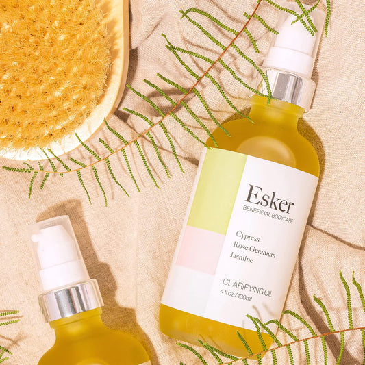 Esker Restorative Body Oil: Premium Deep Hydration Oil Designed To Soften And Moisturize Skin While Promoting Circulation And Energy Flow, Fast-Absorbing With Vitamins And Antioxidants - 2 Oz