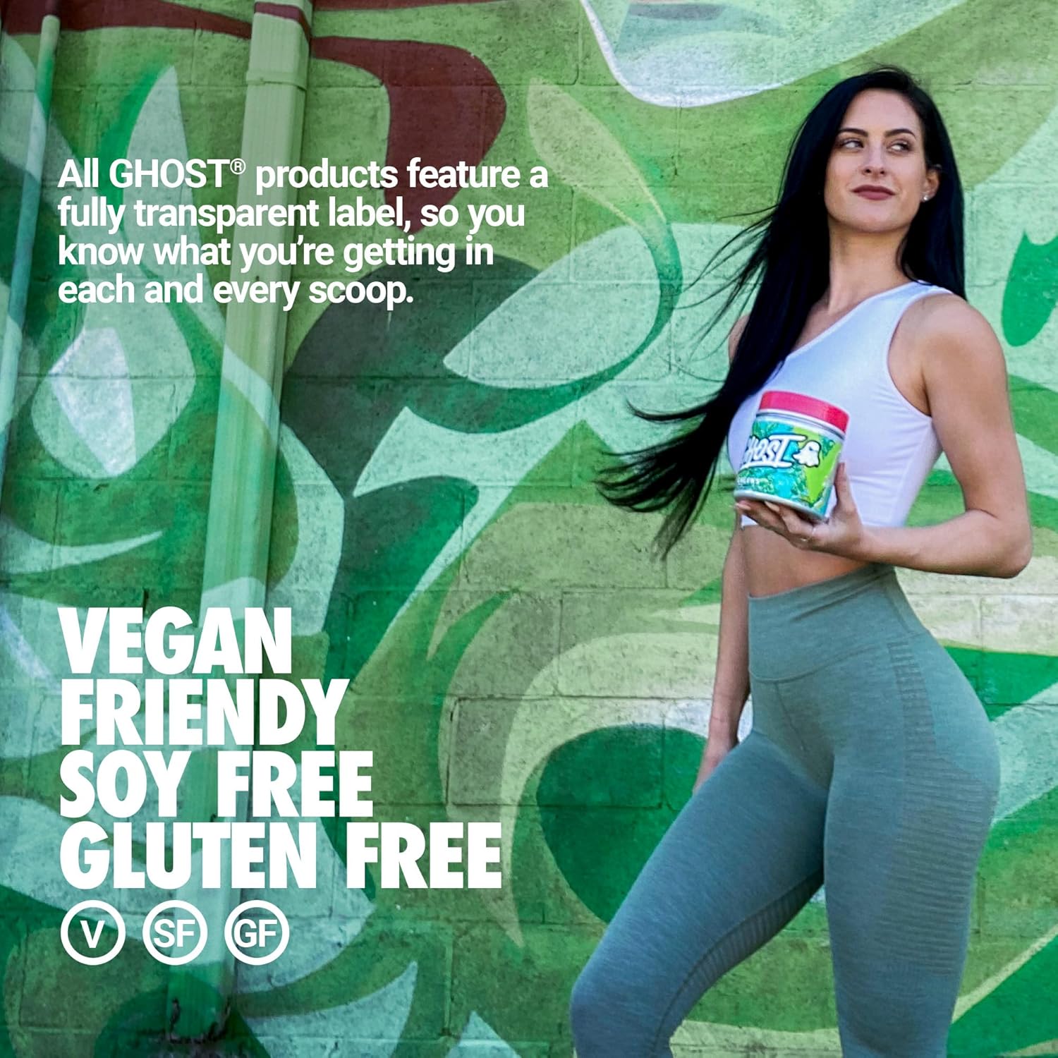 Ghost Greens Powder, Original - 30 Servings - 19 Superfood Greens & Reds Powder, Fruits, Vegetables, Spirulina, & Chlorella, Prebiotics, 10 Billion Cfu Probiotic & Digestive Enzymes - Gluten-Free : Health & Household
