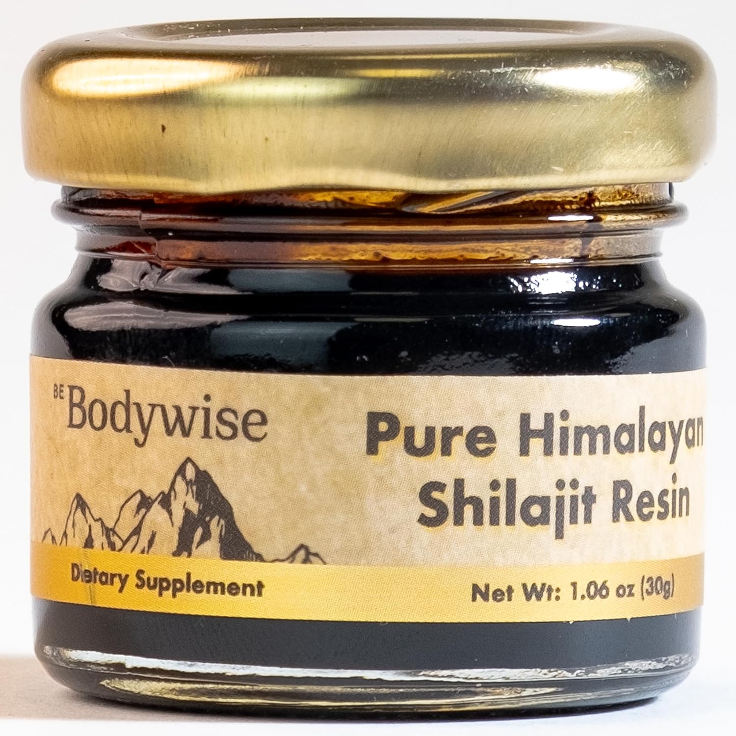Be Bodywise Pure Himalayan Shilajit Resin I 600 Mg I 75%+ Fulvic Acid & 85+ Trace Minerals | Zero Sugar I Lab Tested I Heavy Metal Free I 100% Authentic & Natural, Organic I For Men & Women I 30 Gm