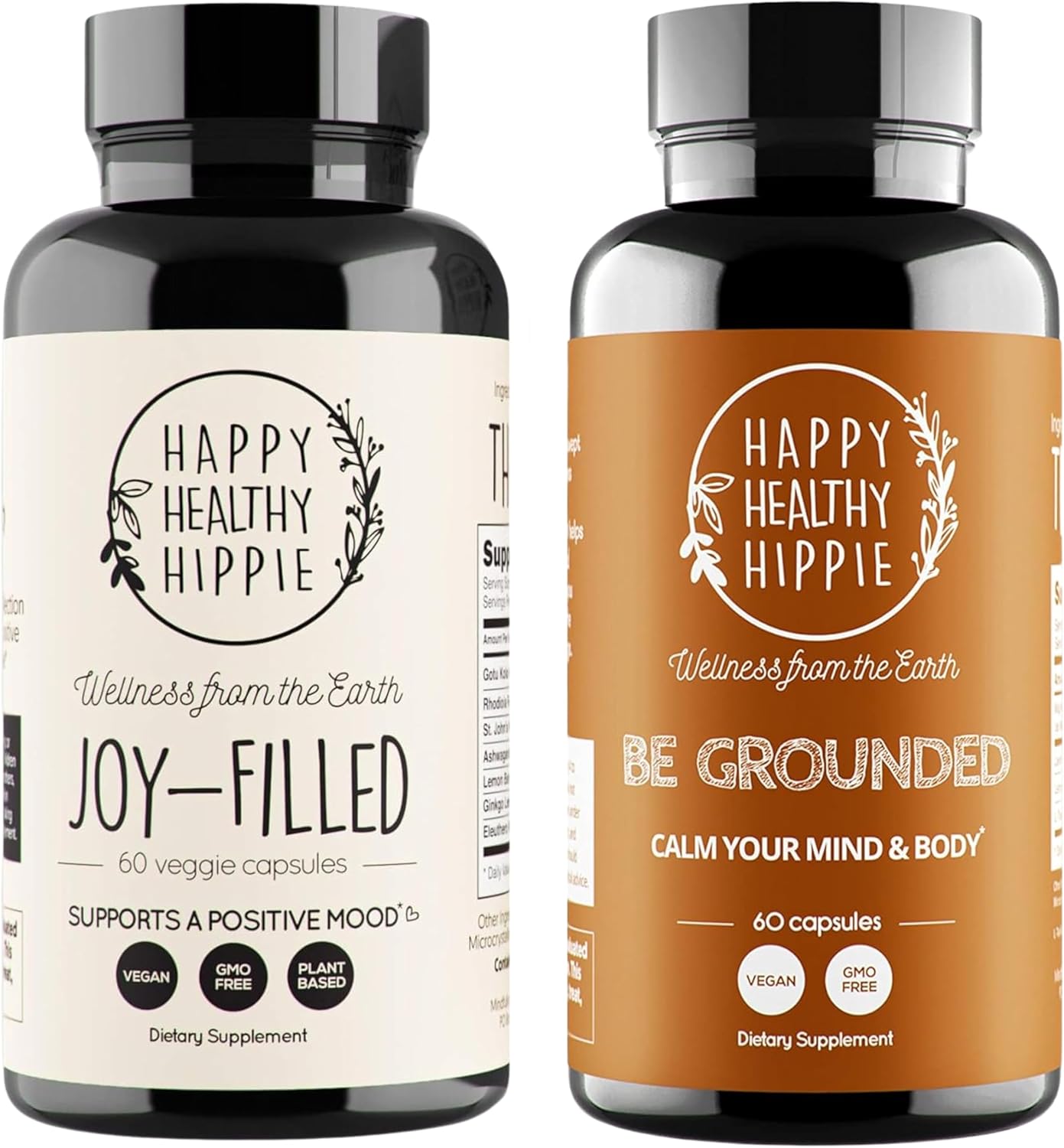 Happy Healthy Hippie Inner Peace (2-Pack) - Joy-Filled & Be Grounded