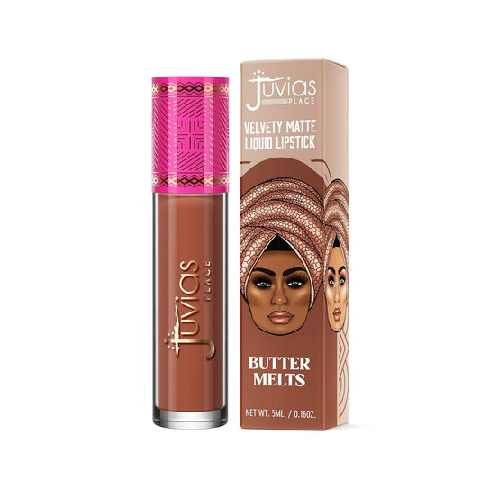 Juvia'S Place Velvety Matte Liquid Lipstick Butter Melts - Hydrating, Long-Wearing, Velvety Soft & Feather Light - Hyperpigmented Creamy Matte Lipstick For Women