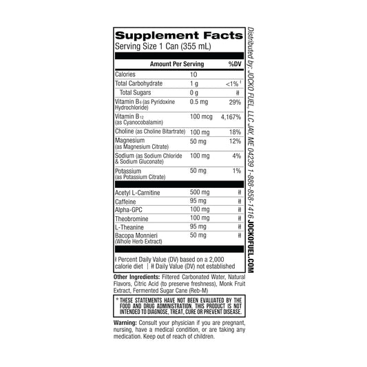 Jocko Go Energy Drink Bundle - Orange & Pink Lemonade (24 Cans) 2 Flavors