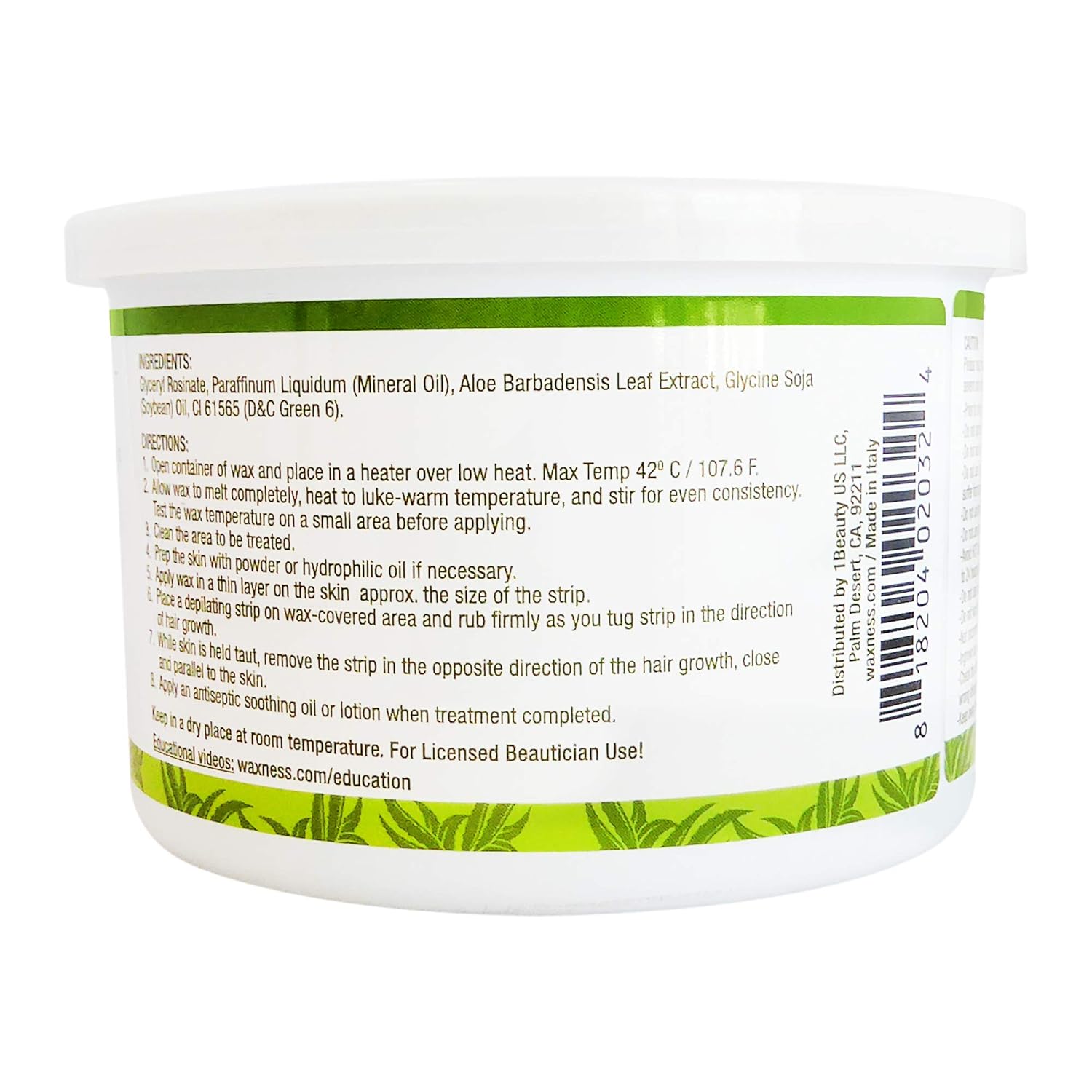 Waxness Wax Necessities Depilatory Soft Wax Aloe Vera 14.1 Ounces : Beauty & Personal Care