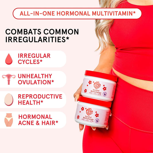 Inositol Multivitamin Capsules – Myo-Inositol & D-Chiro Inositol 40:1 Blend, Omega-3, Vitamin D3, Magnesium, Zinc – Supports Women’S Health, Mood, Energy, Inositol Supplement – 30 Svg