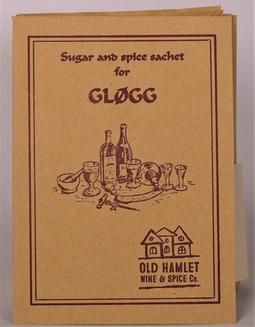 Glogg - Scandi Mulled Wine - Single Serve - Old Hamlet, Pack Of 10 (No Alcohol Included)