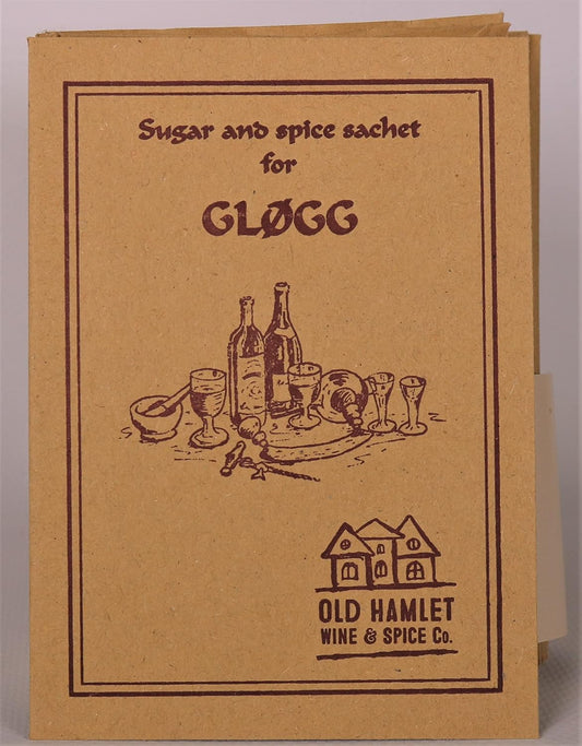 Glogg - Scandi Mulled Wine - Single Serve - Old Hamlet, Pack Of 10 (No Alcohol Included)