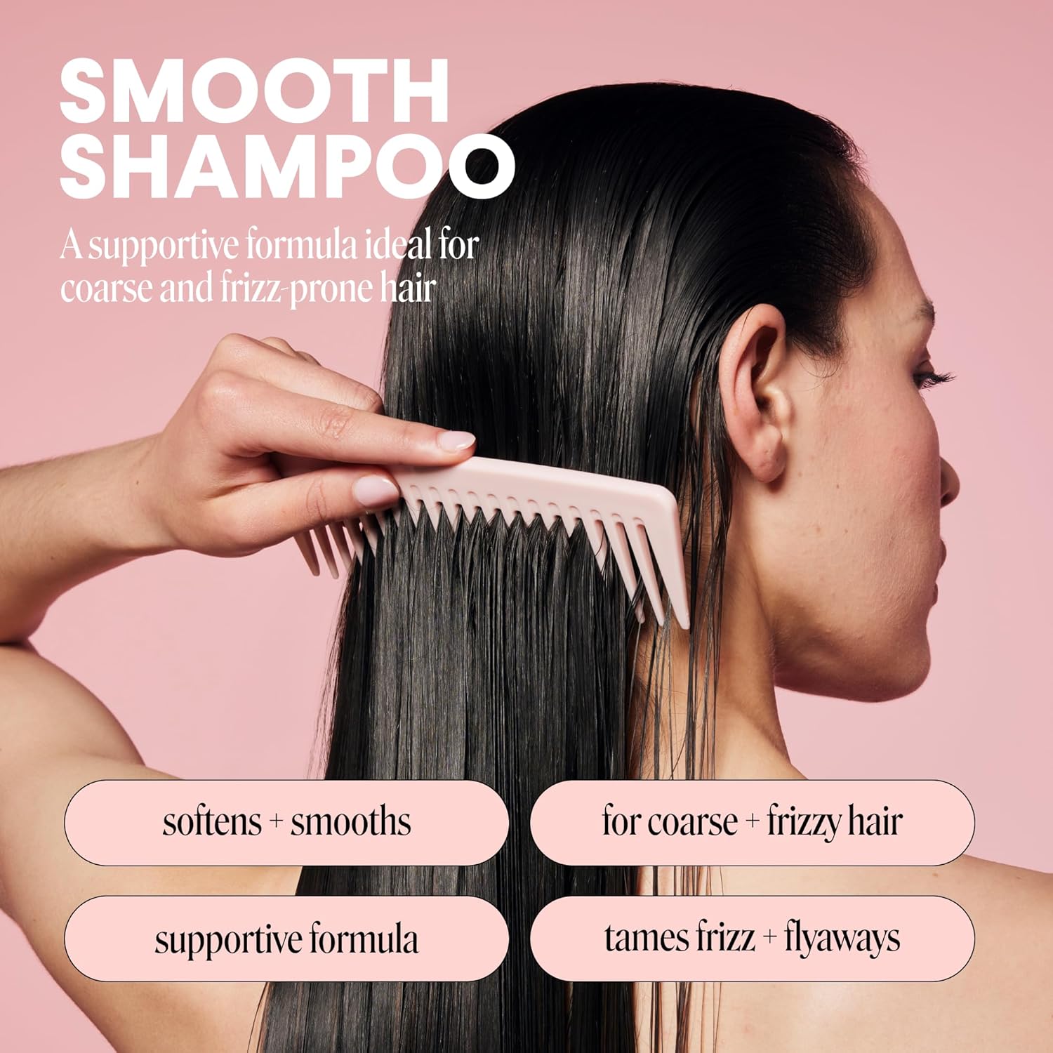 Monday Haircare 4 X 350 Ml Smooth Conditioner With Wheat Protein, Coconut Oil & Avocado Oil For Frizz-Prone Hair