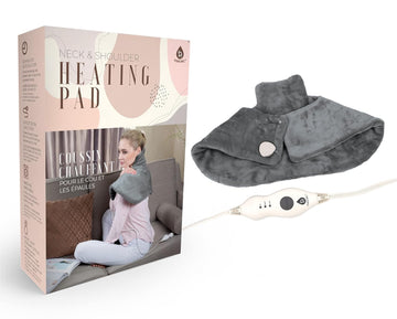 Pursonic Electric Neck & Shoulder Heating Pad, Heat Therapy For Muscle Pain, Cramps,Sore Muscles In Neck & Back Areas, 3 Heat Settings, Auto Shut-Off