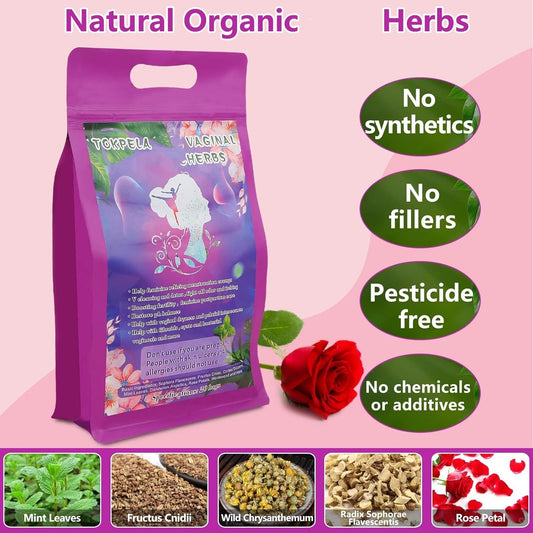 Yoni Herbs for Cleansing and Tightening,100% Organic V Steaming Herbs?Filter Bag Packaging, Yoni Kit?V Steam Herbs Tone & Rejuvenate for Women - V Cleansing?Ph Balance?20 Steams?